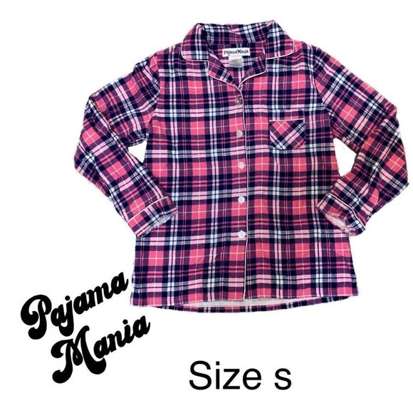 PajamaMania Women's Cotton Flannel Long Sleeve Button-Down Pajamas PJ Set - Picture 6 of 15